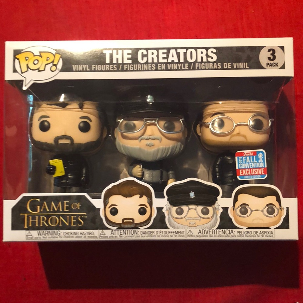 FUNKO POP - GAME OF THRONES - THE CREATORS- 3 PACK